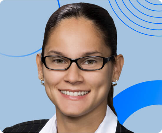 Employee spotlight picture of Myrna Muniz.