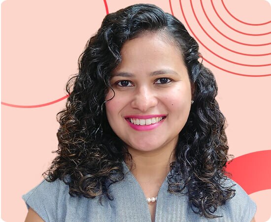 Employee spotlight picture for Fedora D'souza.